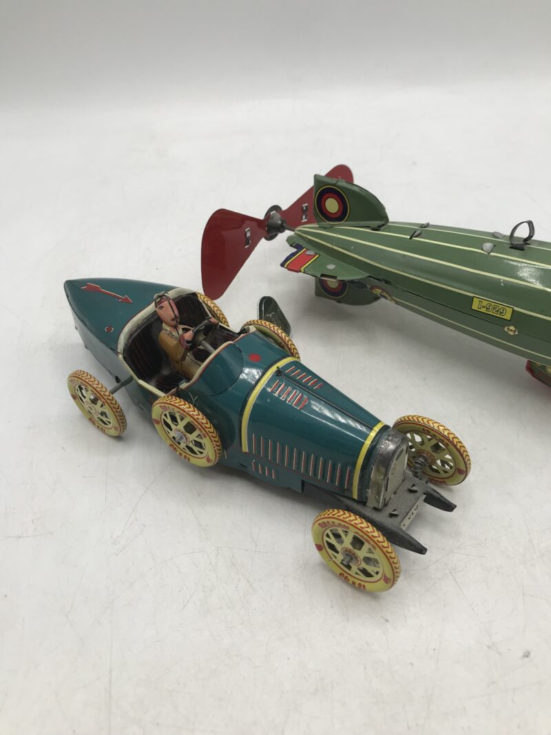 Duo de jouets anciens en tôle – Image 13