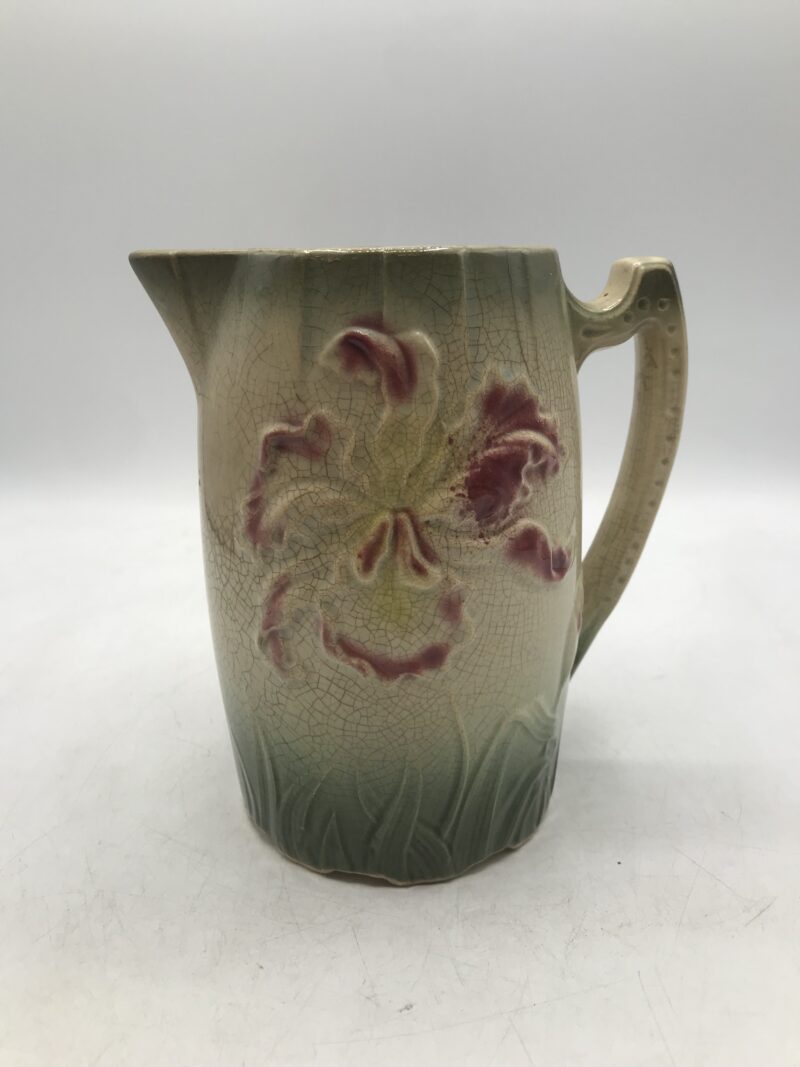 Pichet en barbotine orchidée – Image 3