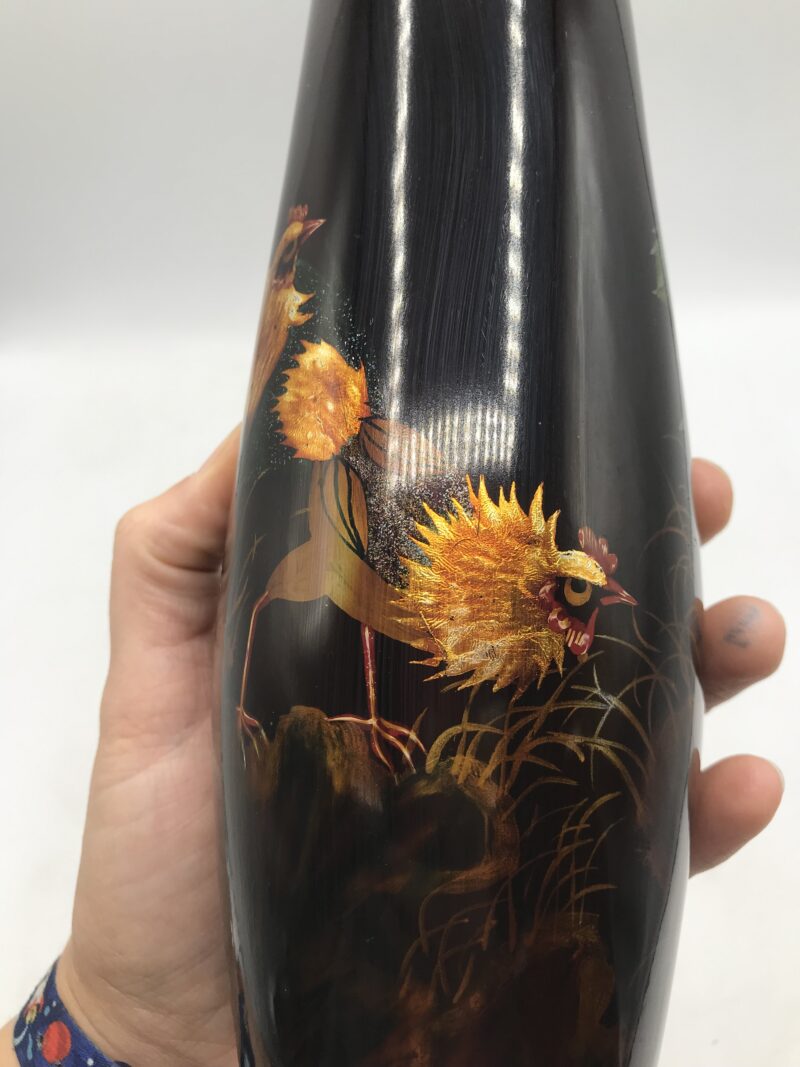 Vase coqs Vietnam XX siècle – Image 7