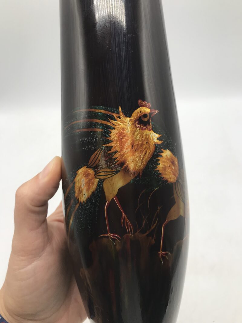 Vase coqs Vietnam XX siècle – Image 9