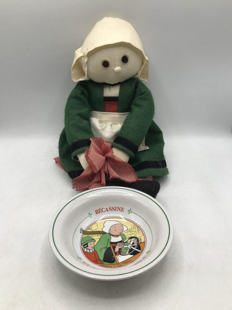 Duo poupée et assiette Bécassine – Image 9