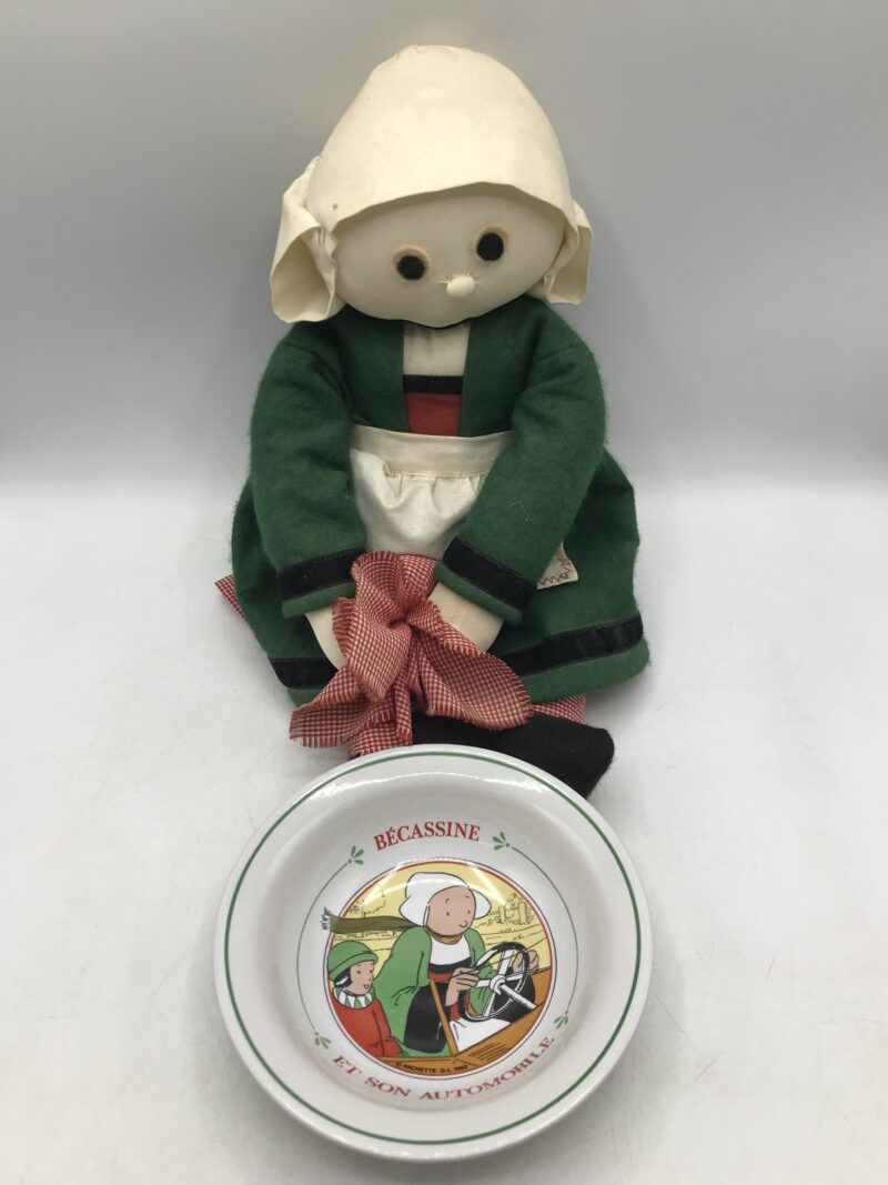 Duo poupée et assiette Bécassine – Image 7
