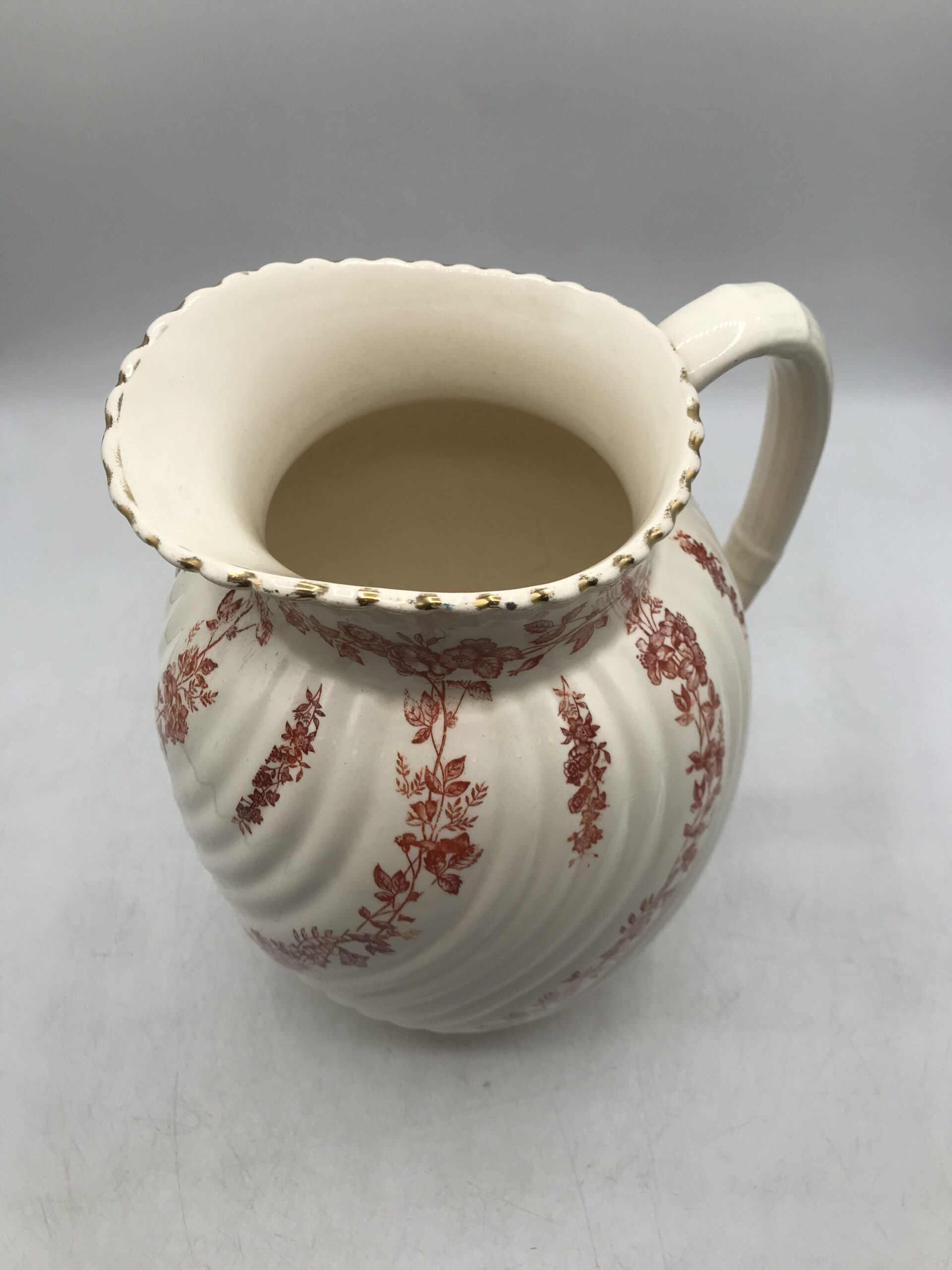 Broc Terre de Fer décor floral – Image 4