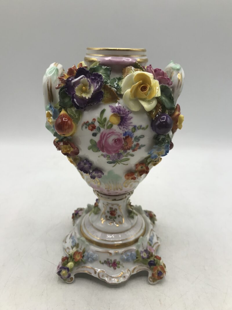 Duo de vase en porcelaine vintage – Image 2