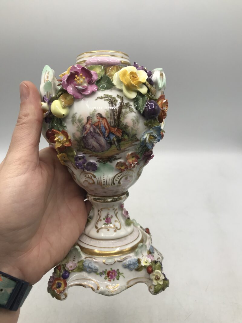 Duo de vase en porcelaine vintage – Image 5