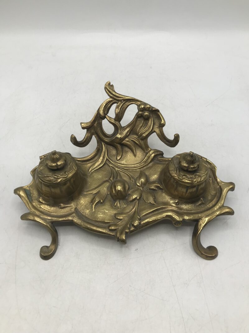 Encrier en bronze Art nouveau – Image 7