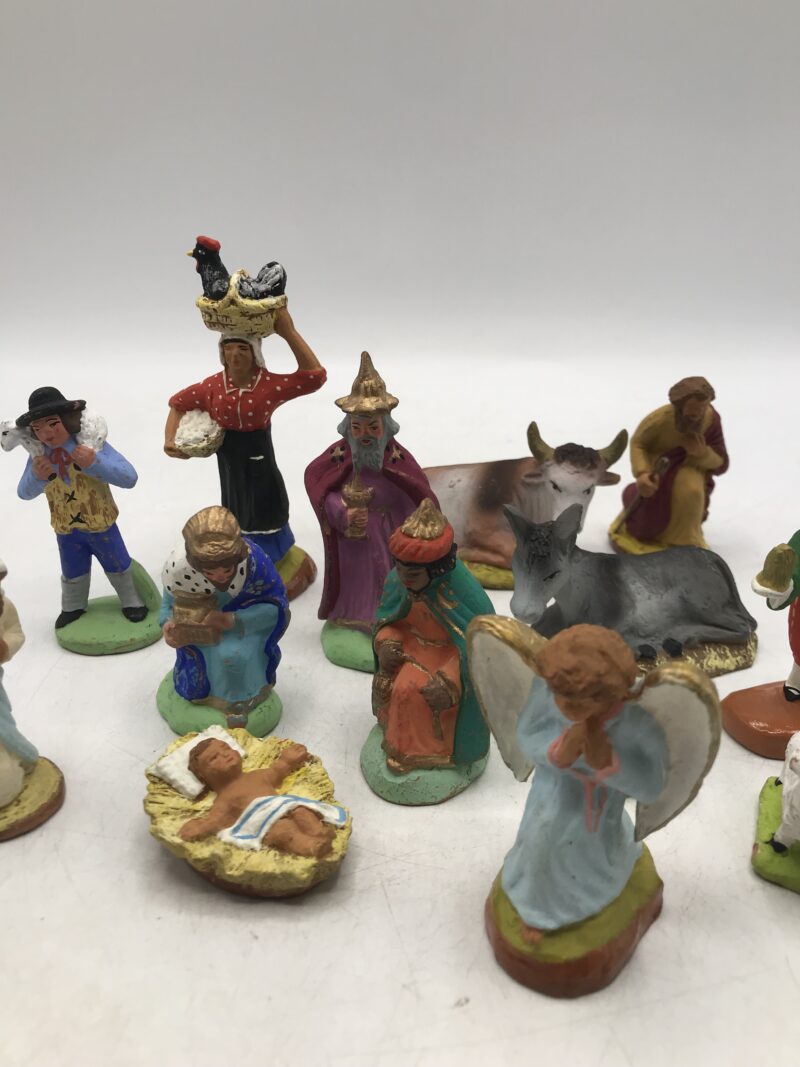 Ensemble 14 santons Fouque Maurel – Image 12