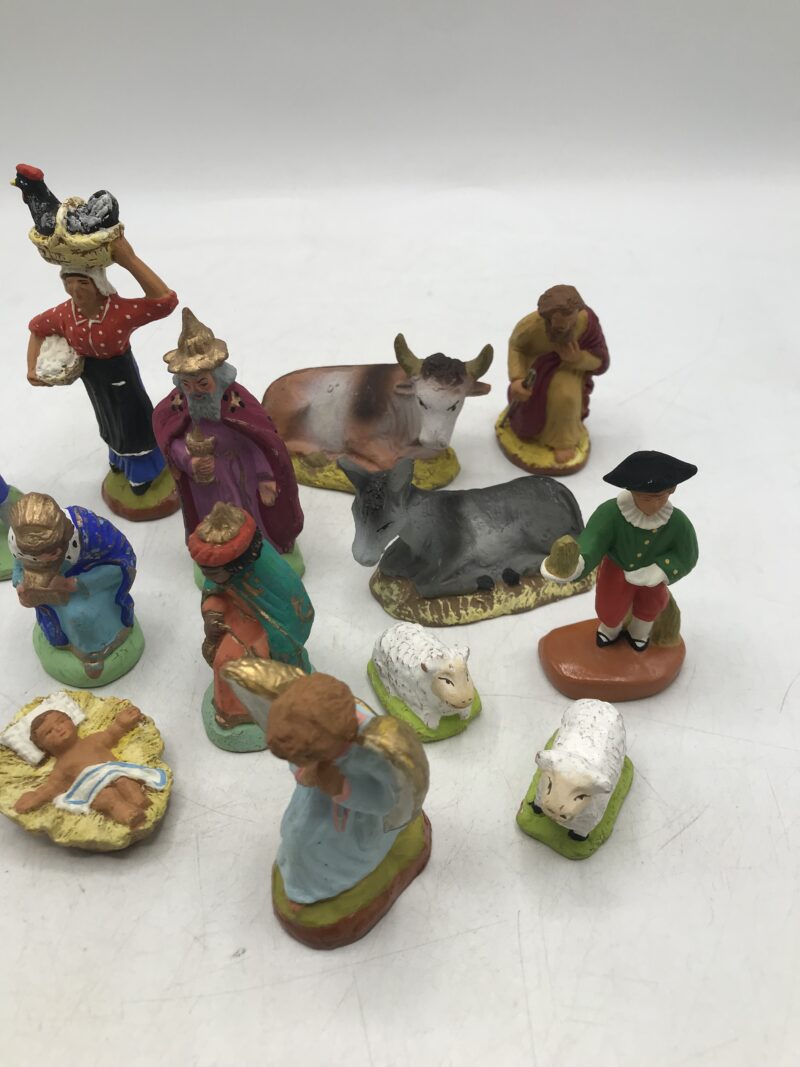 Ensemble 14 santons Fouque Maurel – Image 13