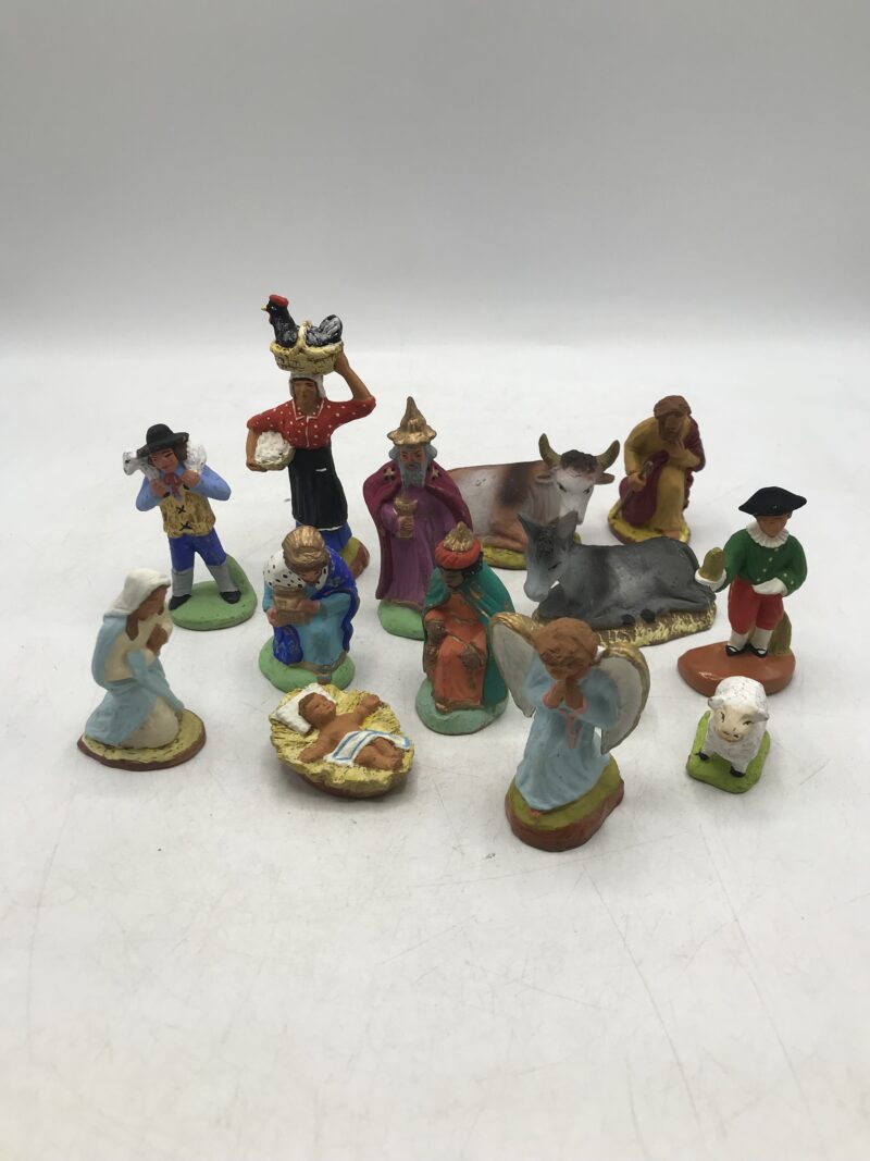 Ensemble 14 santons Fouque Maurel – Image 14