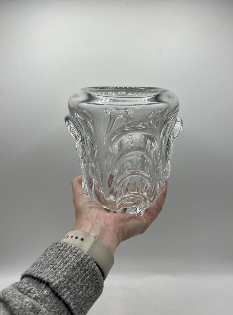 Vase en cristal Val Saint Lambert – Image 6