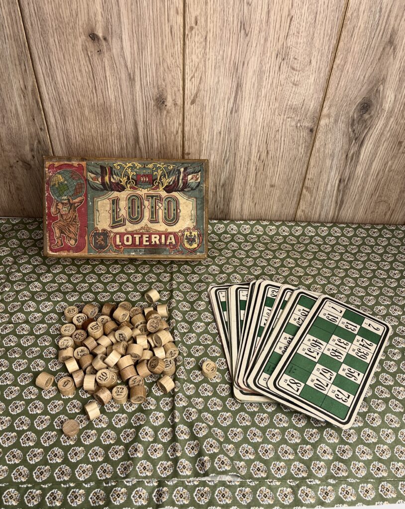 Ancien Jeu De Société Loto Vintage Authentique - Édition Rétro Pour Soirée Jeux