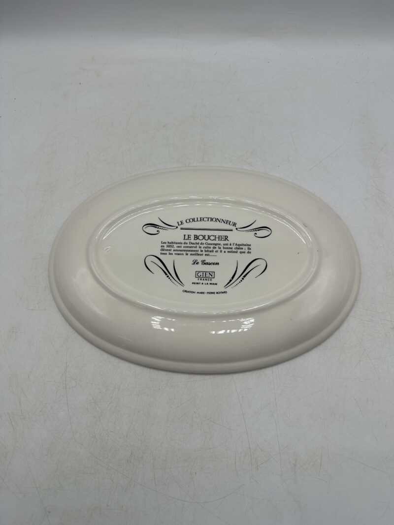 Lot de 6 assiettes Gien Les Aventures du Boucher – Image 6