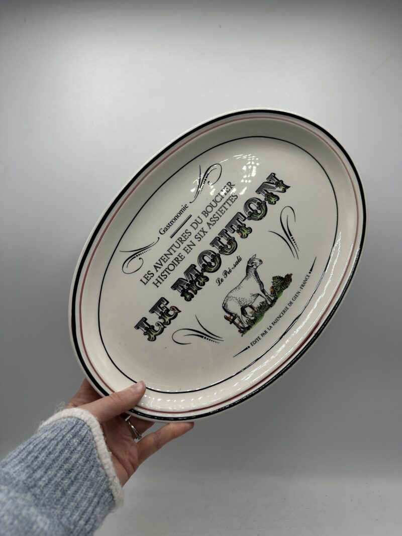 Lot de 6 assiettes Gien Les Aventures du Boucher – Image 17