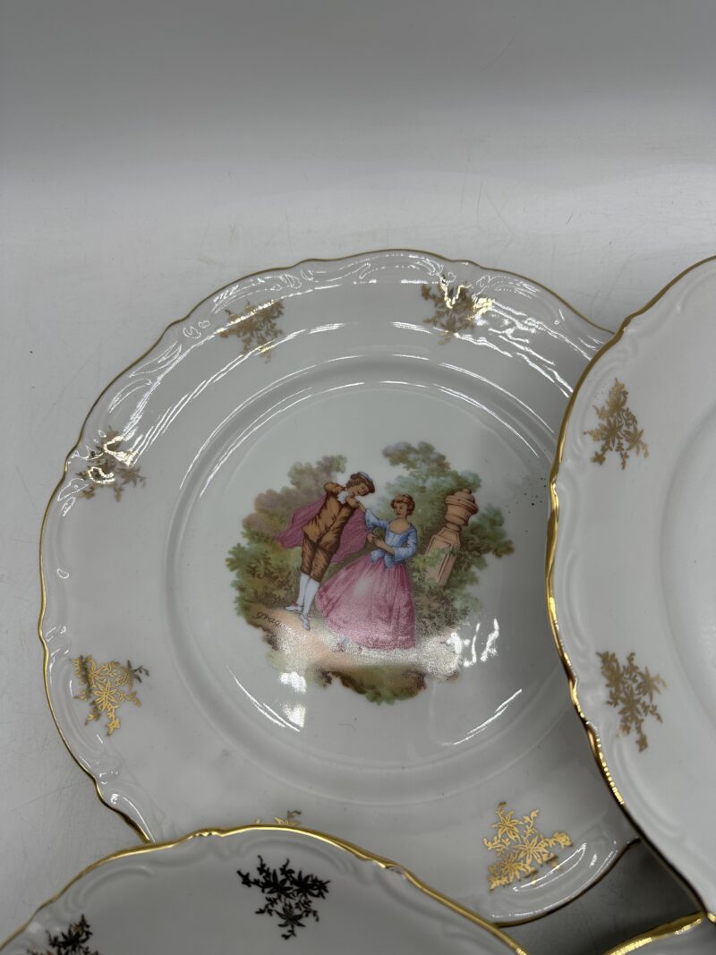 24 assiettes plates Winterling Bavaria Fragonard – Image 5