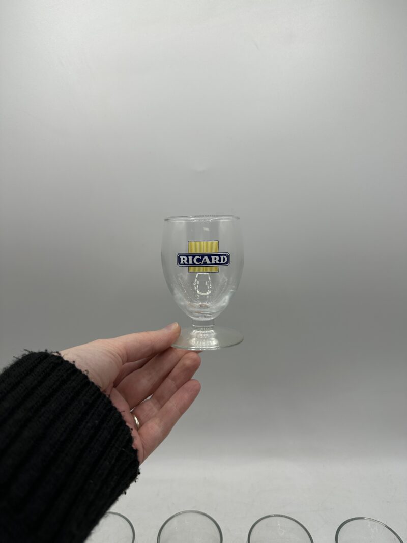 Lot de 6 petits verres vintage Ricard – Image 5