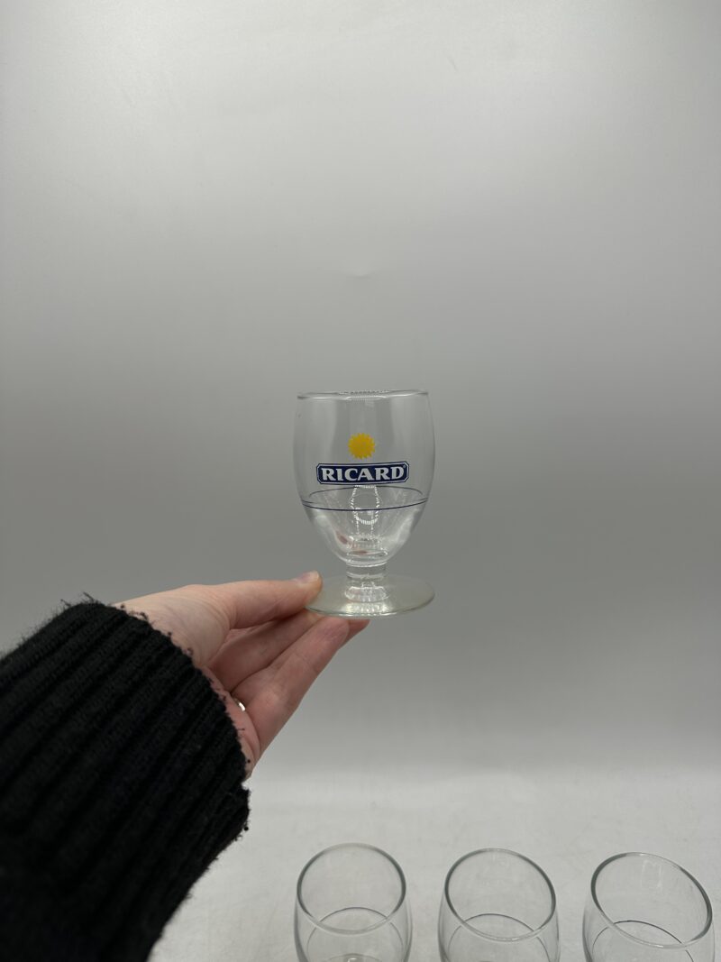 Lot de 6 petits verres vintage Ricard – Image 6