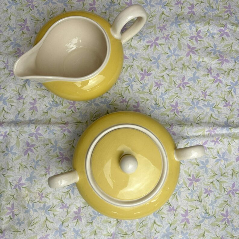 Duo pot à lait et sucrier Villeroy et Boch Biarritz