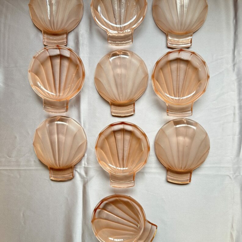 Lot de 10 coupelles ramequins en rosaline