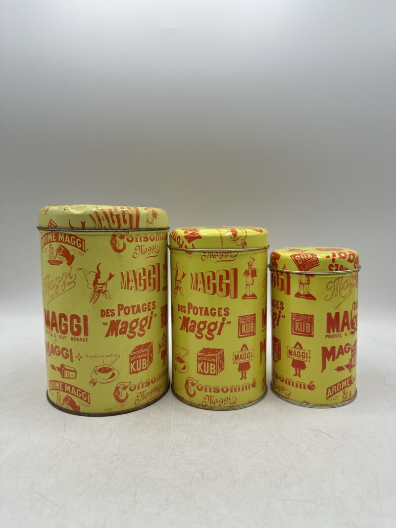 Trio de boites vintage Maggi – Image 2