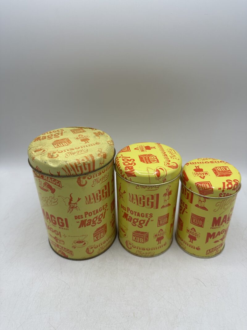 Trio de boites vintage Maggi – Image 4