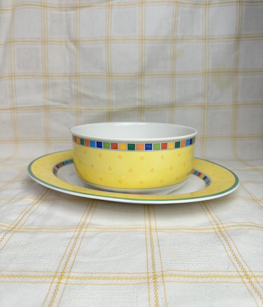 Assiette à Soupe Villeroy & Boch Twist Candy Blue – 23 Cm – Vert/bleu, état Impeccable