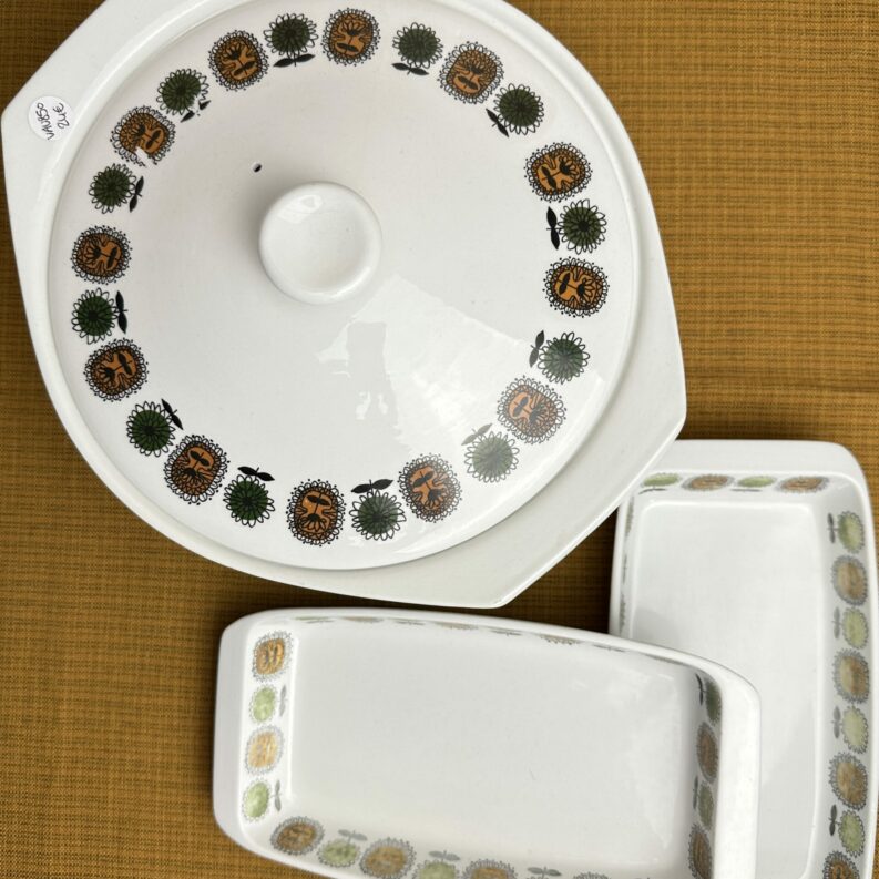 Trio de plats Digoin Sarreguemines