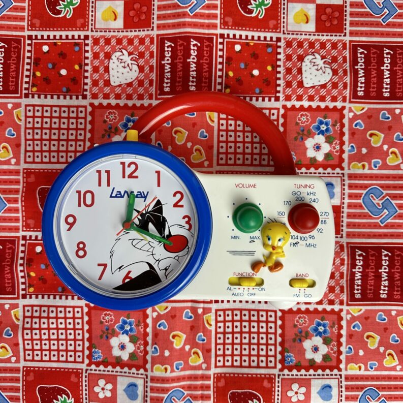 Ancien radio réveil Titi et Grosminet Lansay