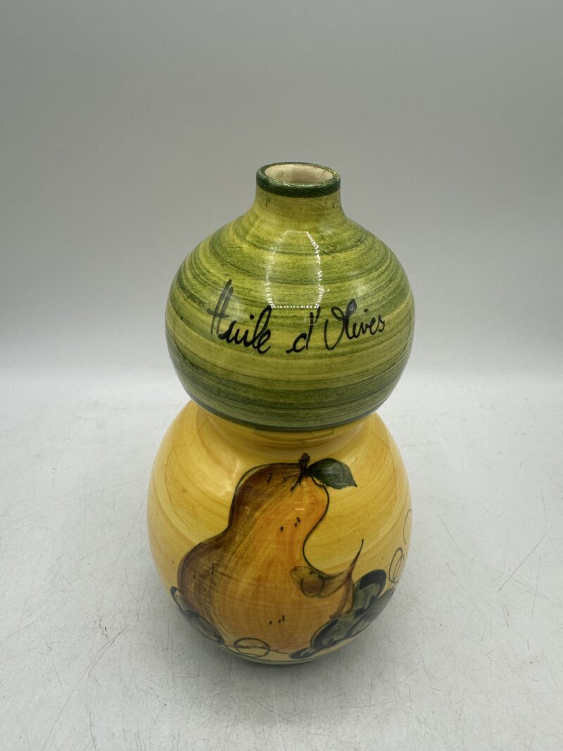 Bouteille huile d'olive en céramique Vallauris – Image 2