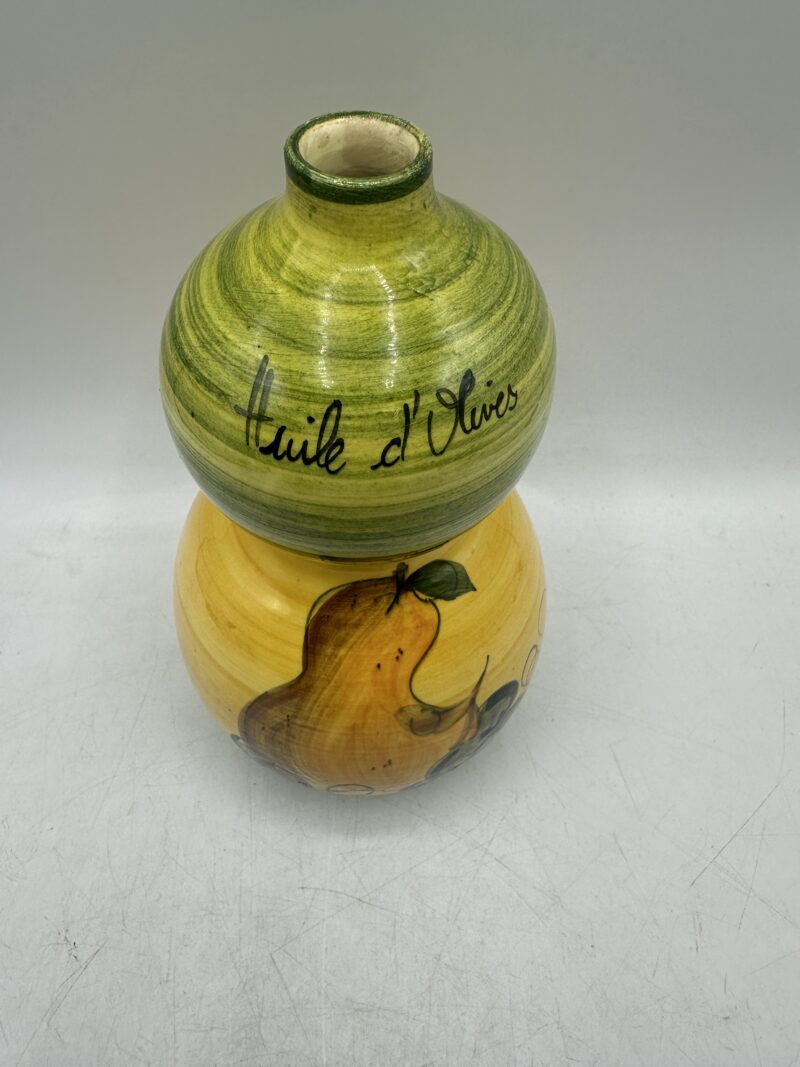 Bouteille huile d'olive en céramique Vallauris – Image 3