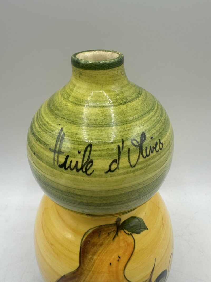 Bouteille huile d'olive en céramique Vallauris – Image 4