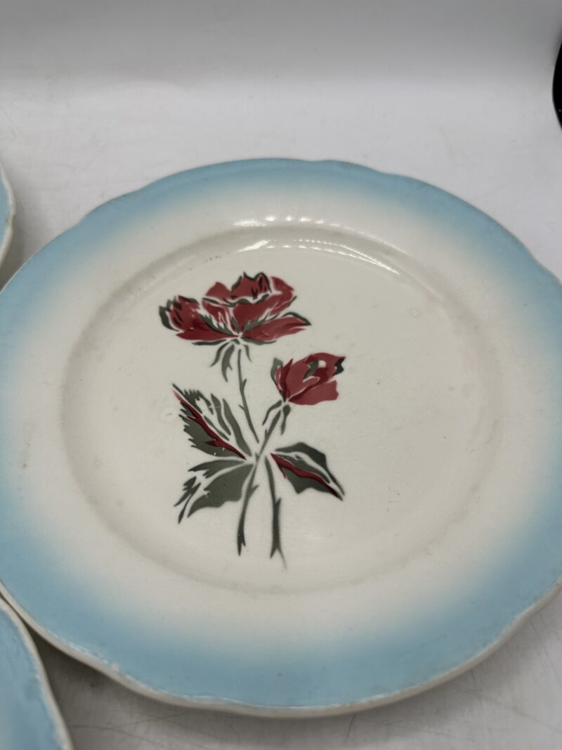 Trio d'assiettes Digoin Sarreguemines Richelieu – Image 4
