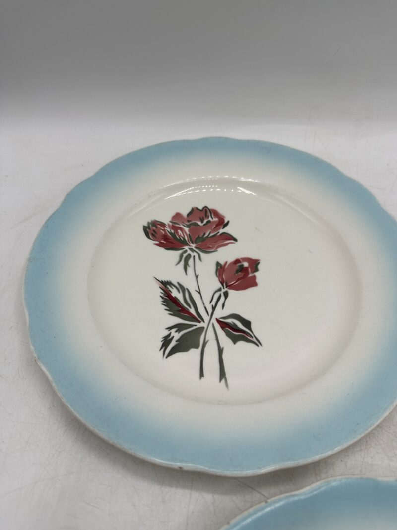 Trio d'assiettes Digoin Sarreguemines Richelieu – Image 5