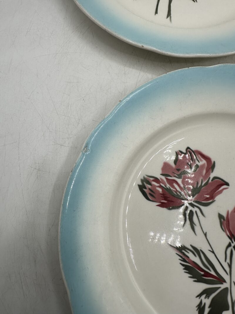 Trio d'assiettes Digoin Sarreguemines Richelieu – Image 6