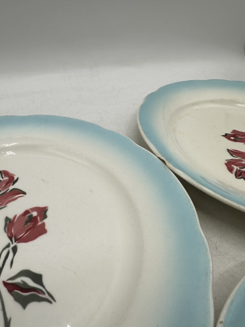 Trio d'assiettes Digoin Sarreguemines Richelieu – Image 13
