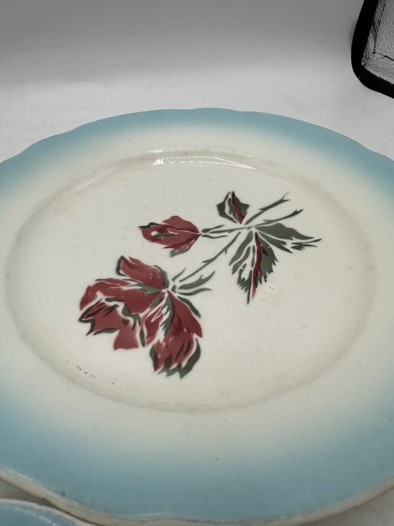 Trio d'assiettes Digoin Sarreguemines Richelieu – Image 15