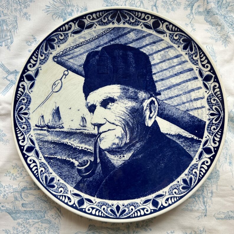 Grand plat Delfts ancien