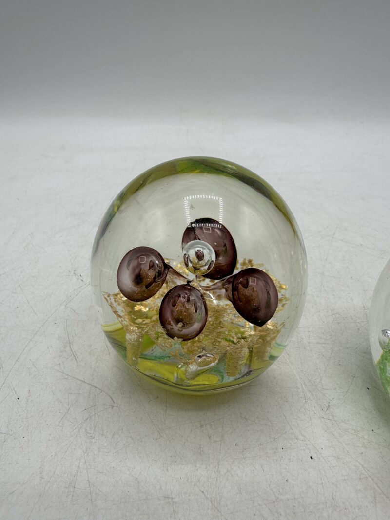 Duo presse papier sulfure en verre – Image 3