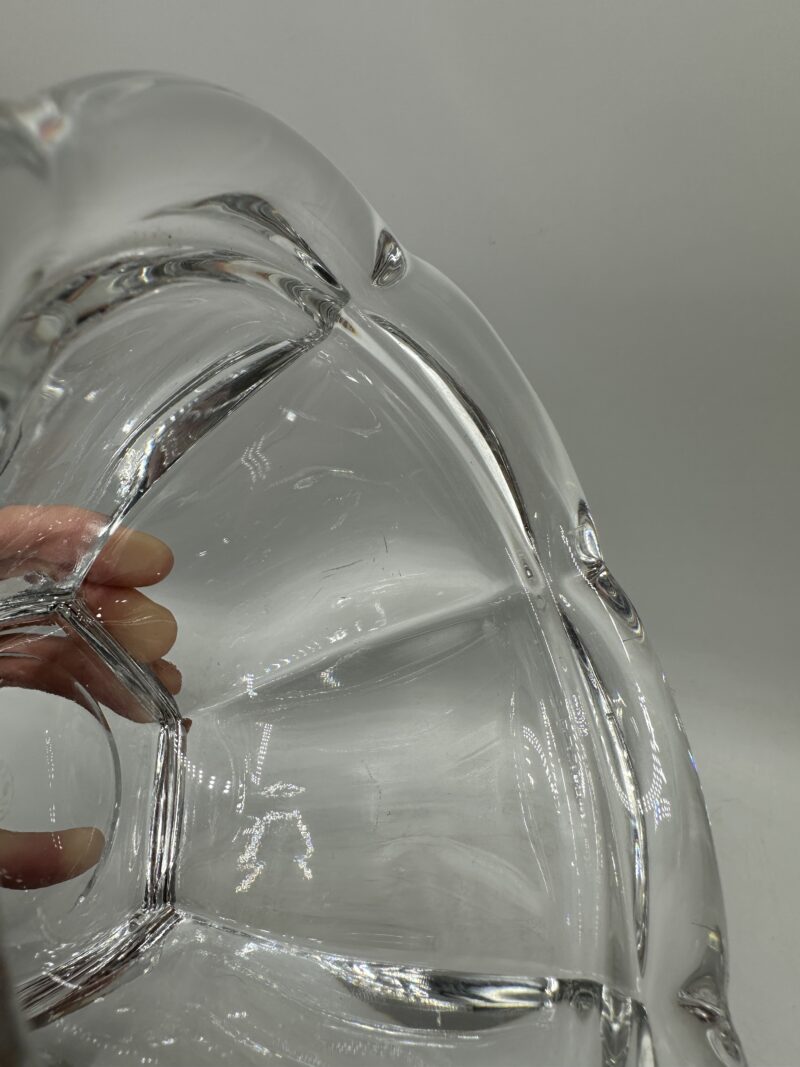 Pot bonbonnière confiturier ou moutardier Baccarat en cristal – Image 10