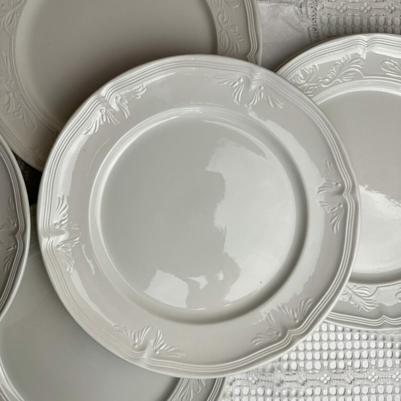 Lot de 9 grandes assiettes plates Cortina 2000 Villeroy & Boch