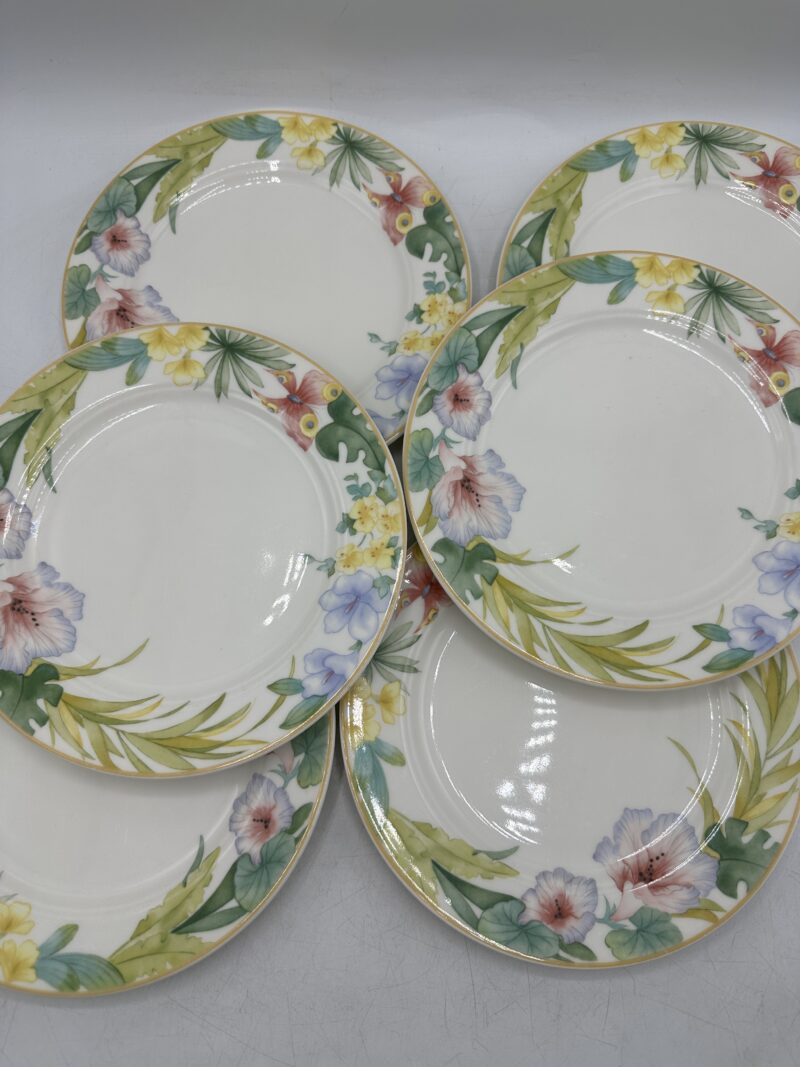 6 assiettes à dessert Exotica Villeroy & Boch – Image 8