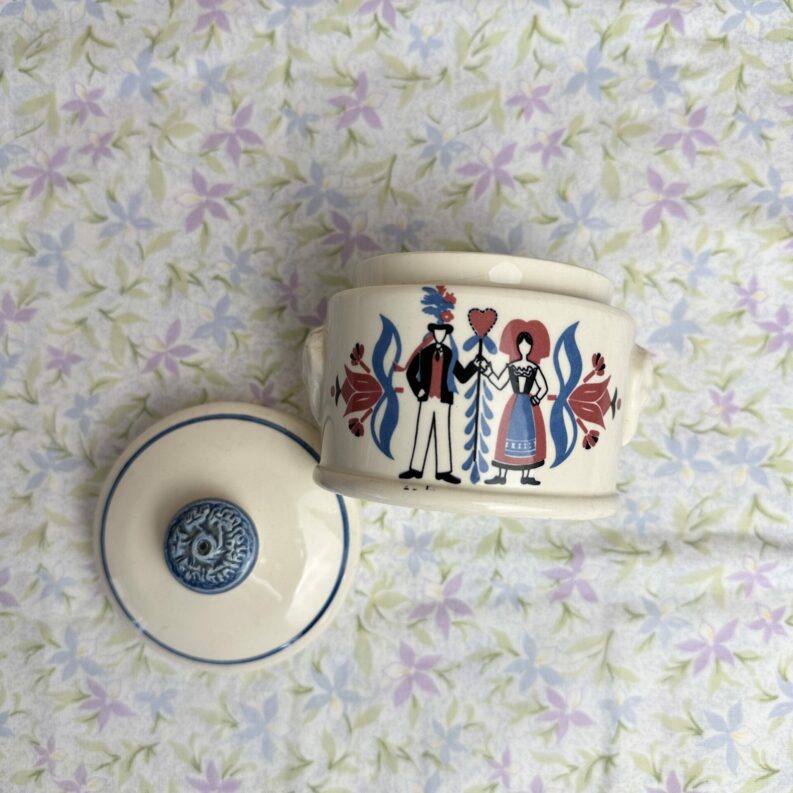 Petite boite bonbonnière Sarreguemines Ribeauvillé Alsace