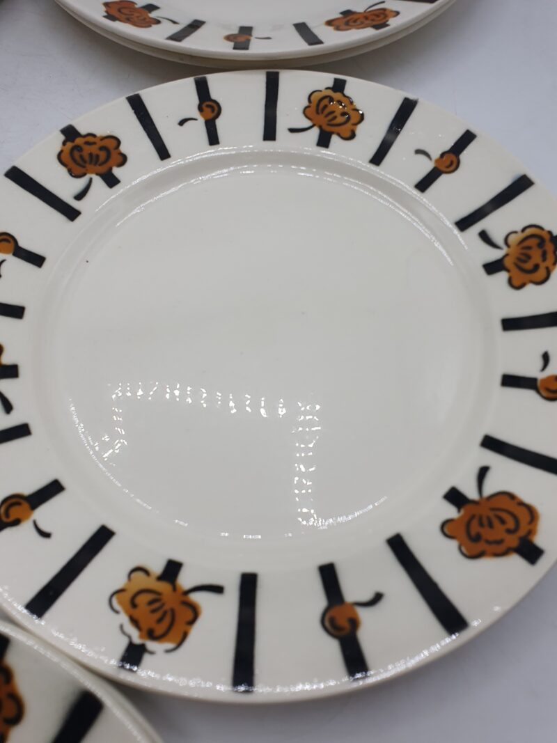 Ensemble 12 assiettes art déco Badonviller – Image 8