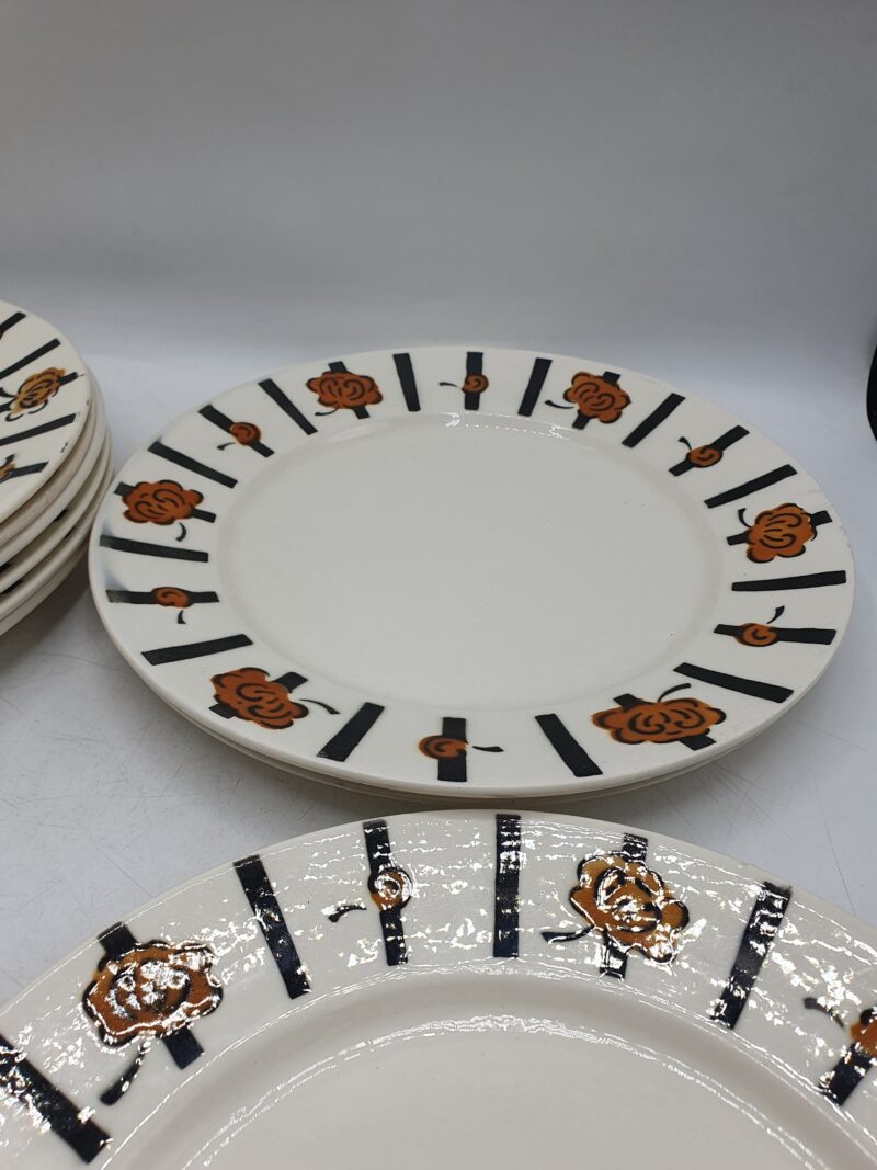 Ensemble 12 assiettes art déco Badonviller – Image 9