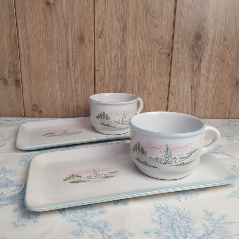 Duo petit déjeuner mug et plateau St Clément