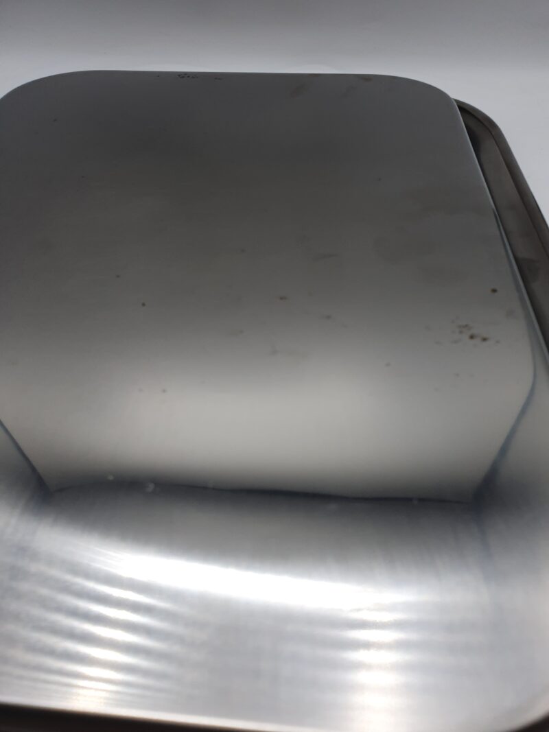 Plateau en inox Alessi années 1980-1990 vintage – Image 9