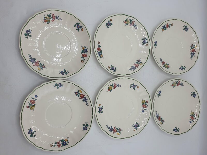6 assiettes à dessert soucoupes Villeroy et Boch Alt Strasburg – Image 2