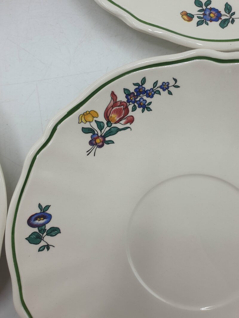 6 assiettes à dessert soucoupes Villeroy et Boch Alt Strasburg – Image 4