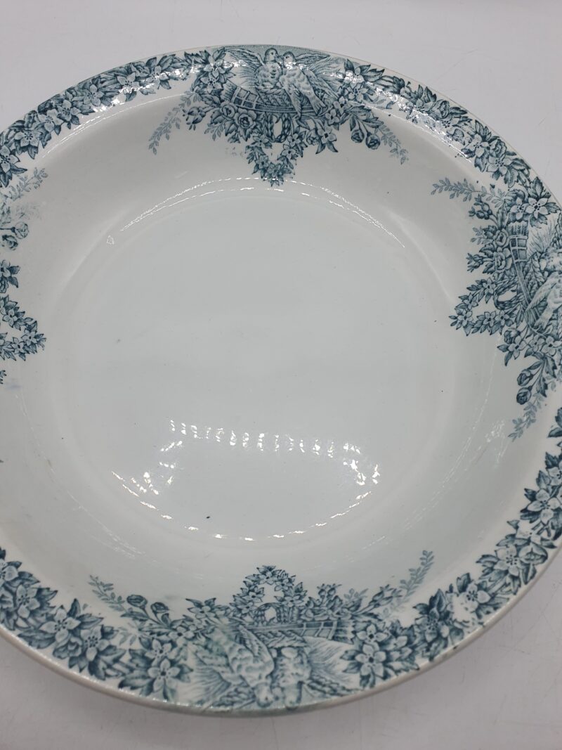Ancien saladier terre de fer St Amand Colombier – Image 4
