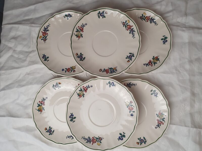 6 assiettes à dessert soucoupes Villeroy et Boch Alt Strasburg