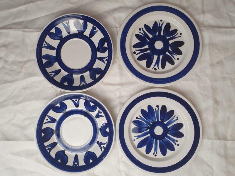 Ensemble de 4 assiettes en céramique Christina